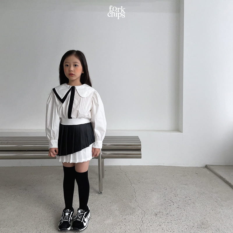 FORK CHIPS - Korean Children Fashion - #Kfashion4kids - Wave Blouse - 9