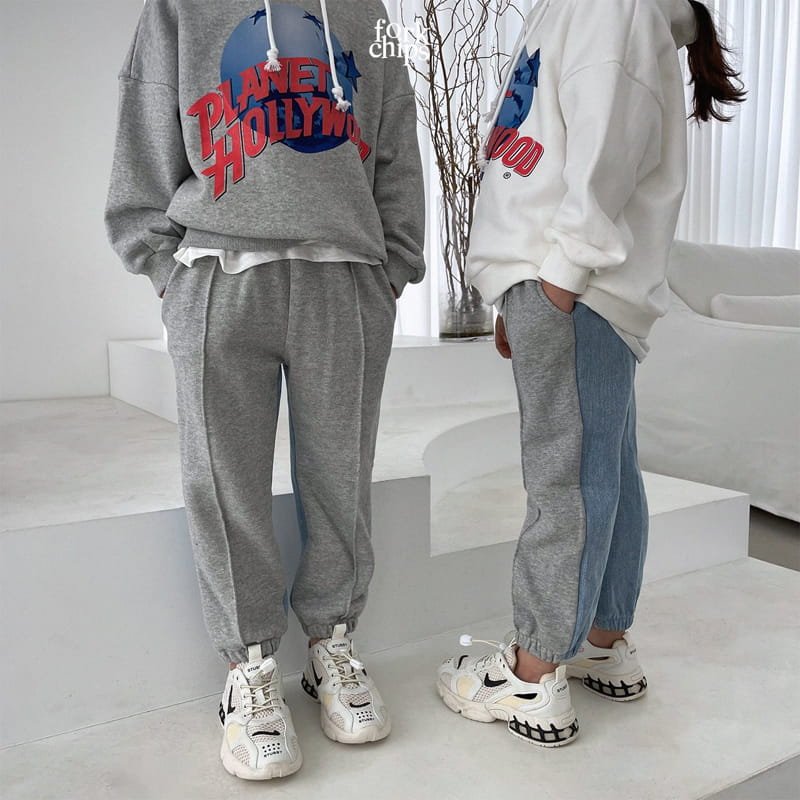 FORK CHIPS - Korean Children Fashion - #Kfashion4kids - Hey Half Jeans - 10