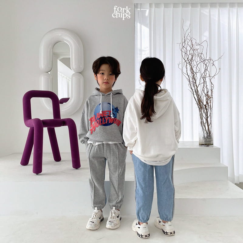 FORK CHIPS - Korean Children Fashion - #Kfashion4kids - Hey Half Jeans - 11