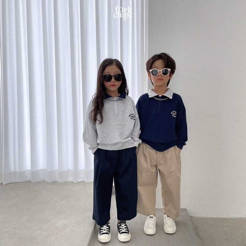 FORK CHIPS - Korean Children Fashion - #Kfashion4kids - Return Cotton Pants - 3