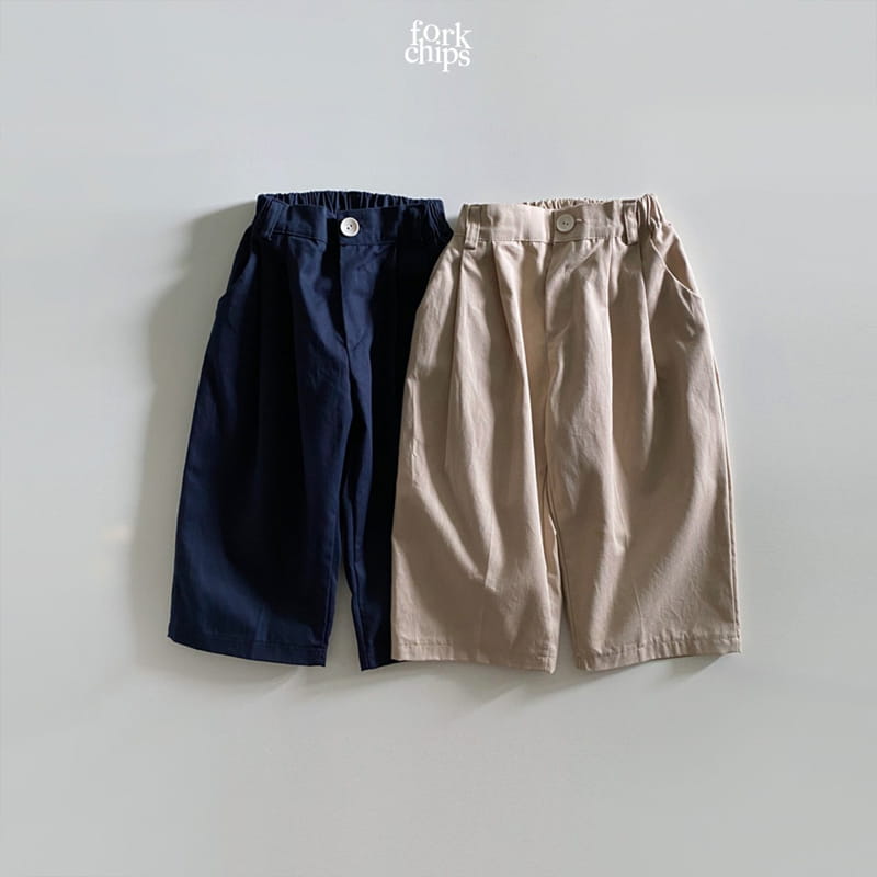 FORK CHIPS - Korean Children Fashion - #Kfashion4kids - Return Cotton Pants - 6