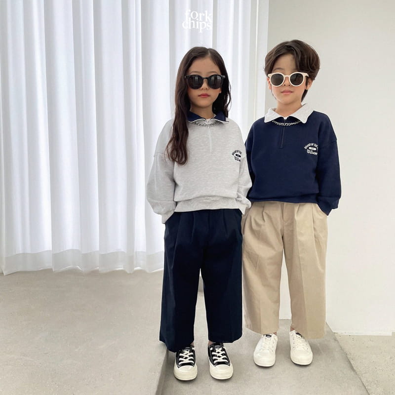 FORK CHIPS - Korean Children Fashion - #Kfashion4kids - Return Cotton Pants - 9