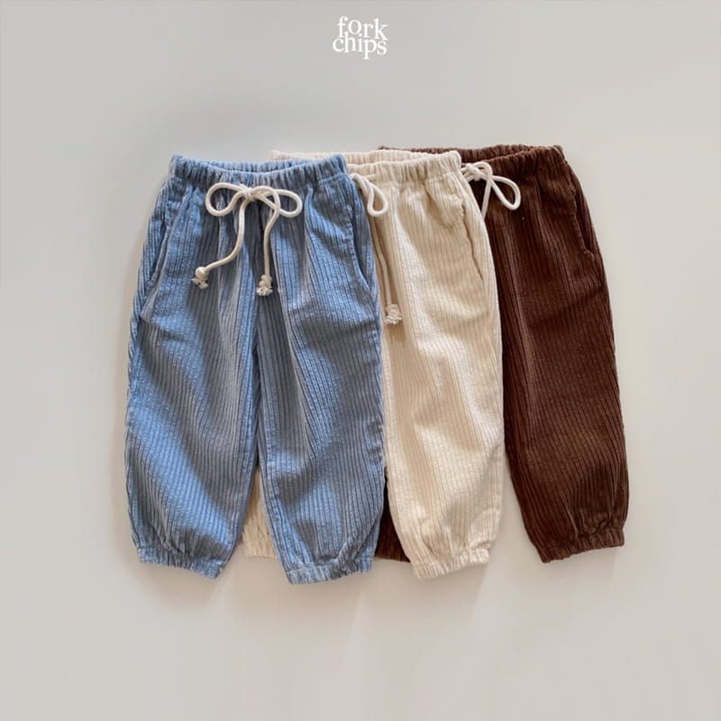 FORK CHIPS - Korean Children Fashion - #Kfashion4kids - Cookie Jogger Pants - 6