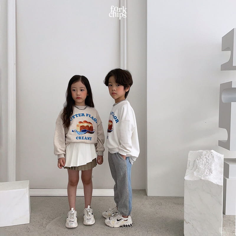 FORK CHIPS - Korean Children Fashion - #Kfashion4kids - Random Pleats Skirt Pants - 8
