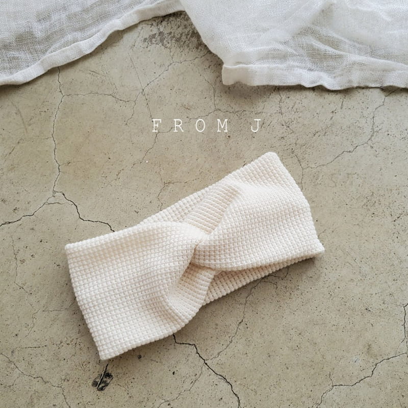 FROM J - Korean Children Fashion - #Kfashion4kids - Waffle Twist Hairband