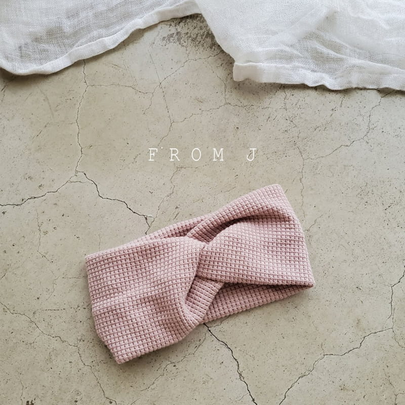 FROM J - Korean Children Fashion - #Kfashion4kids - Waffle Twist Hairband - 2