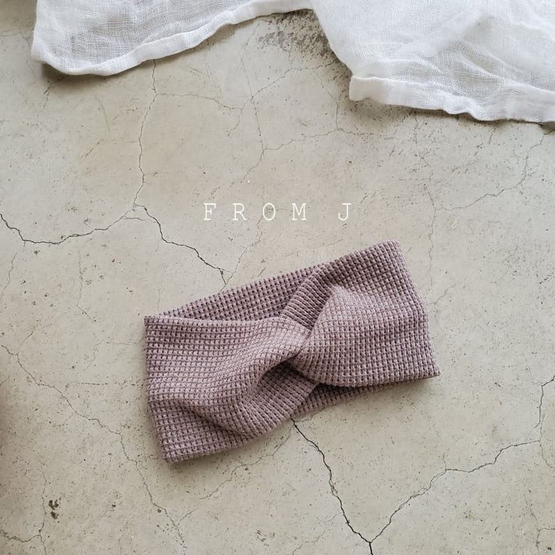 FROM J - Korean Children Fashion - #Kfashion4kids - Waffle Twist Hairband - 3
