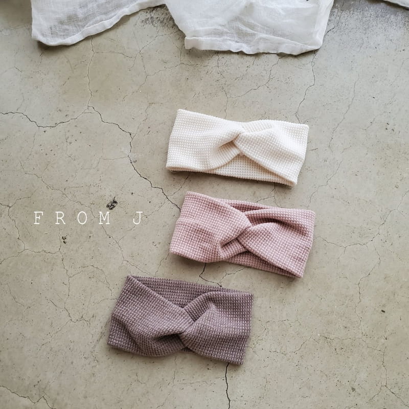 FROM J - Korean Children Fashion - #Kfashion4kids - Waffle Twist Hairband - 6