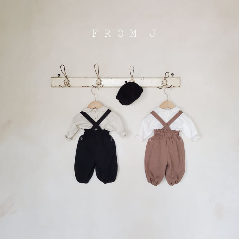 FROM J - Korean Children Fashion - #Kfashion4kids - High Suspender Pants - 2