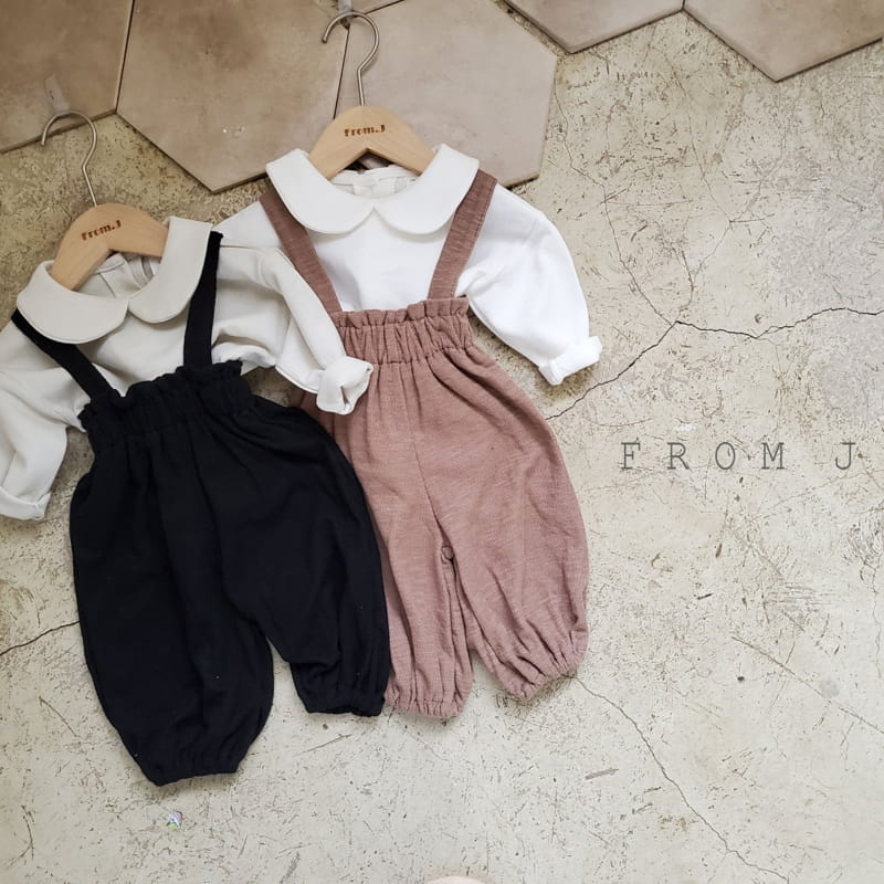 FROM J - Korean Children Fashion - #Kfashion4kids - High Suspender Pants - 6