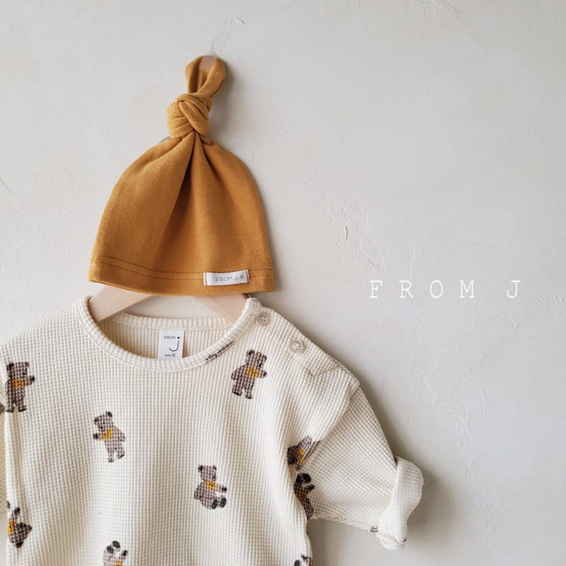 FROM J - Korean Children Fashion - #Kfashion4kids - Waffle Bear Romper - 7