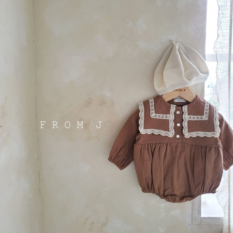 FROM J - Korean Children Fashion - #Kfashion4kids - Lace Sailor Bodysuit - 4