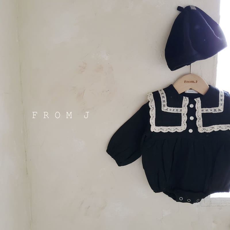 FROM J - Korean Children Fashion - #Kfashion4kids - Lace Sailor Bodysuit - 6