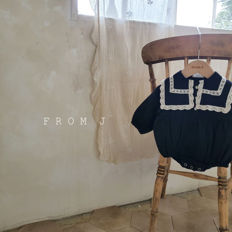 FROM J - Korean Children Fashion - #Kfashion4kids - Lace Sailor Bodysuit - 7