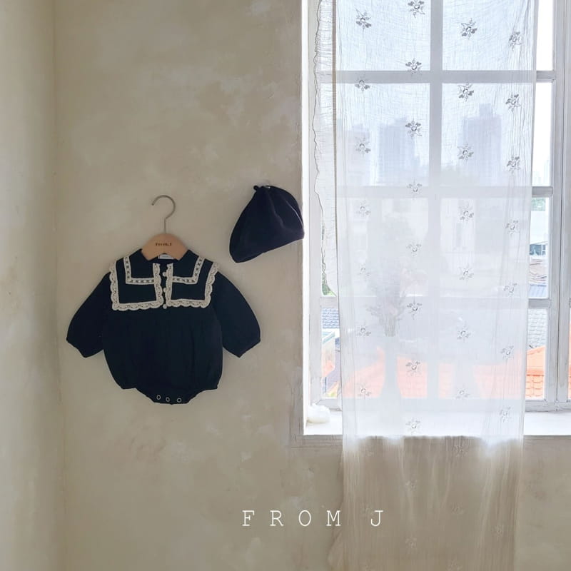 FROM J - Korean Children Fashion - #Kfashion4kids - Lace Sailor Bodysuit - 8