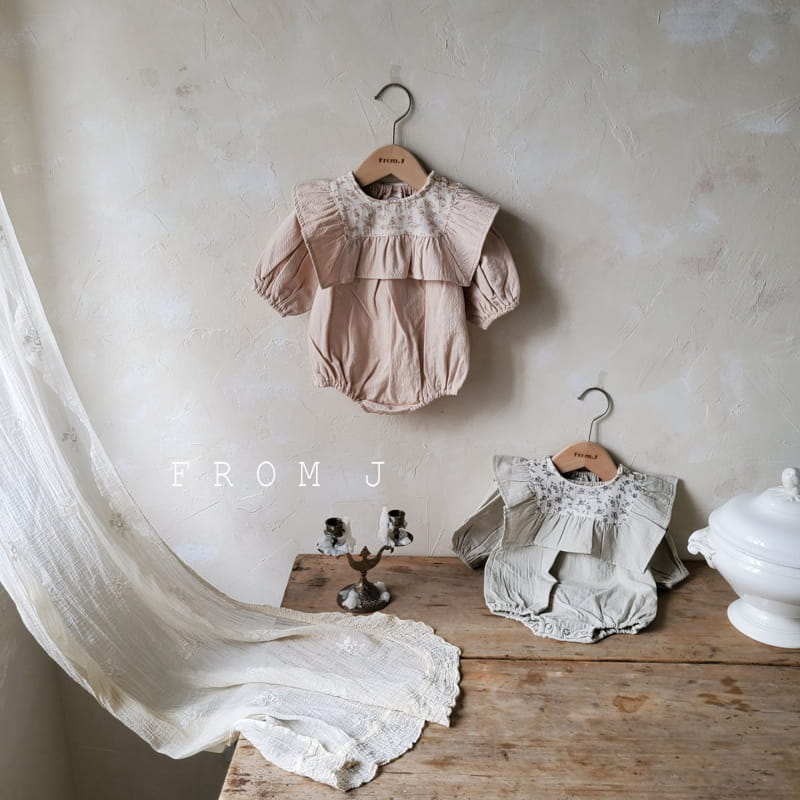 FROM J - Korean Children Fashion - #Kfashion4kids - Olive Cape Bodysuit - 12