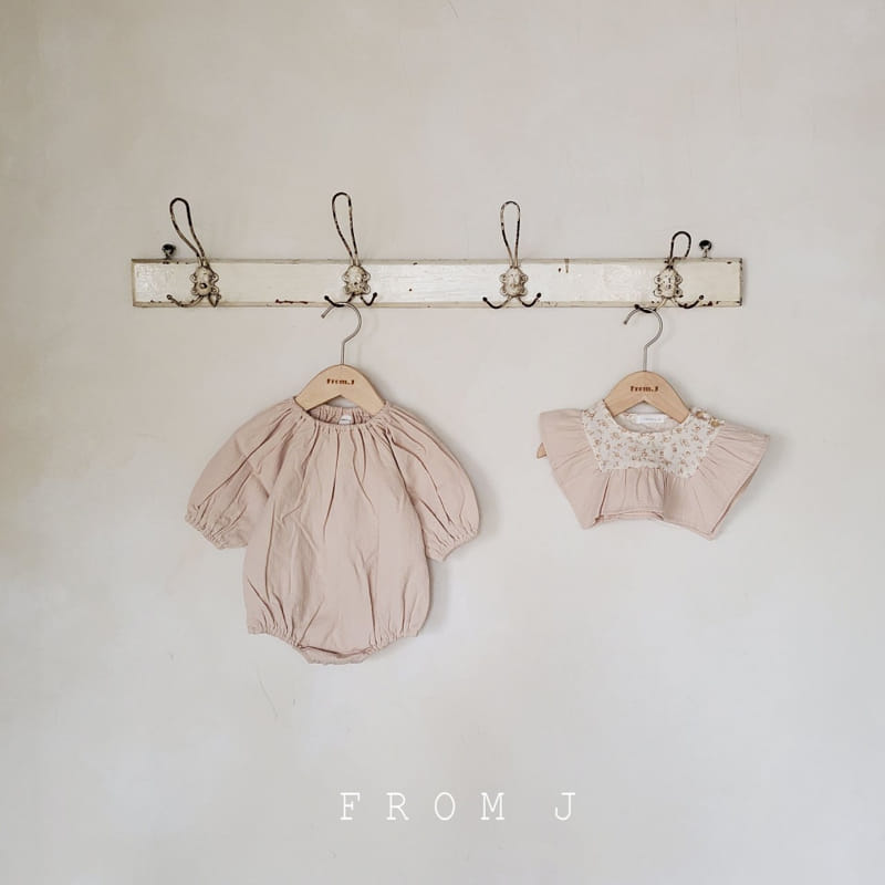 FROM J - Korean Children Fashion - #Kfashion4kids - Olive Cape Bodysuit - 4