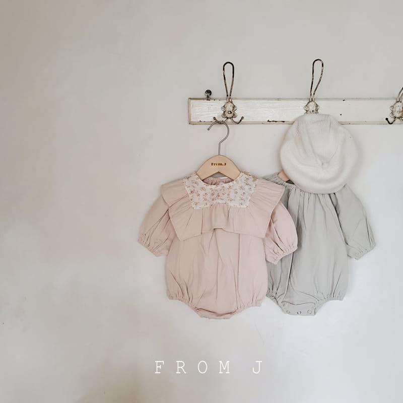 FROM J - Korean Children Fashion - #Kfashion4kids - Olive Cape Bodysuit - 5