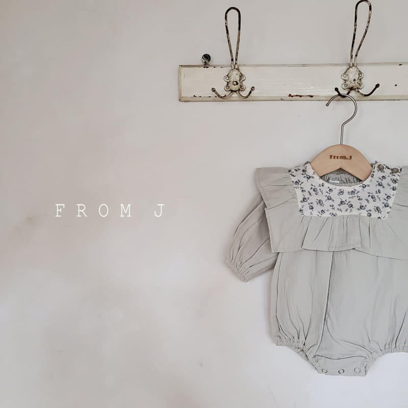 FROM J - Korean Children Fashion - #Kfashion4kids - Olive Cape Bodysuit - 6