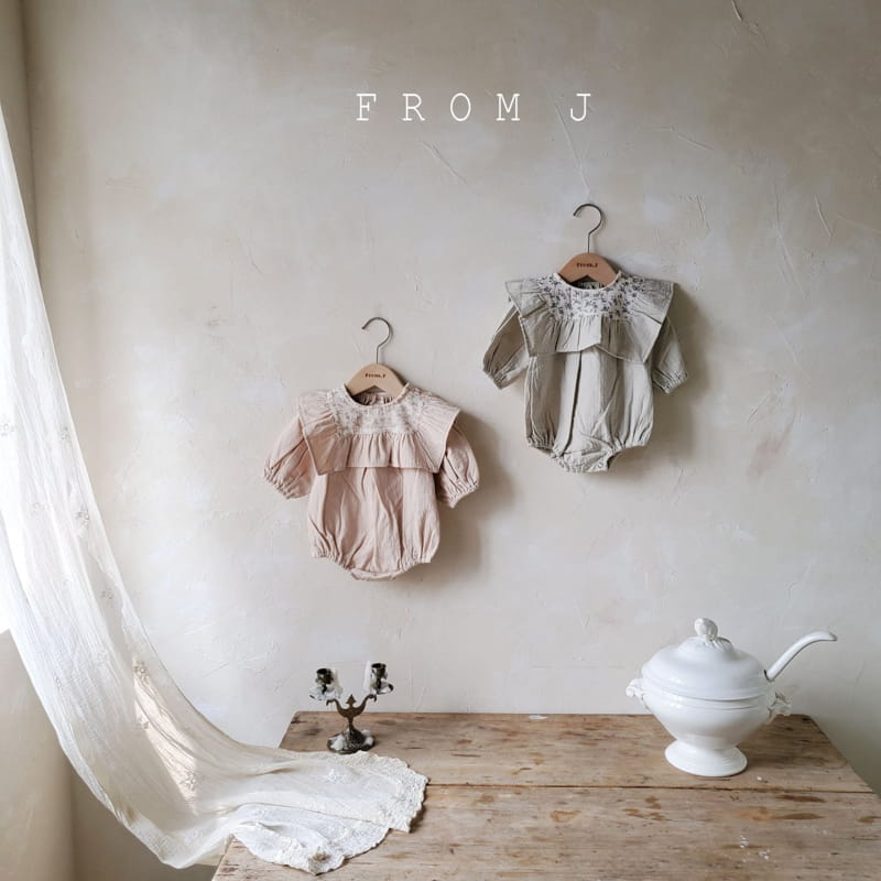 FROM J - Korean Children Fashion - #Kfashion4kids - Olive Cape Bodysuit - 8