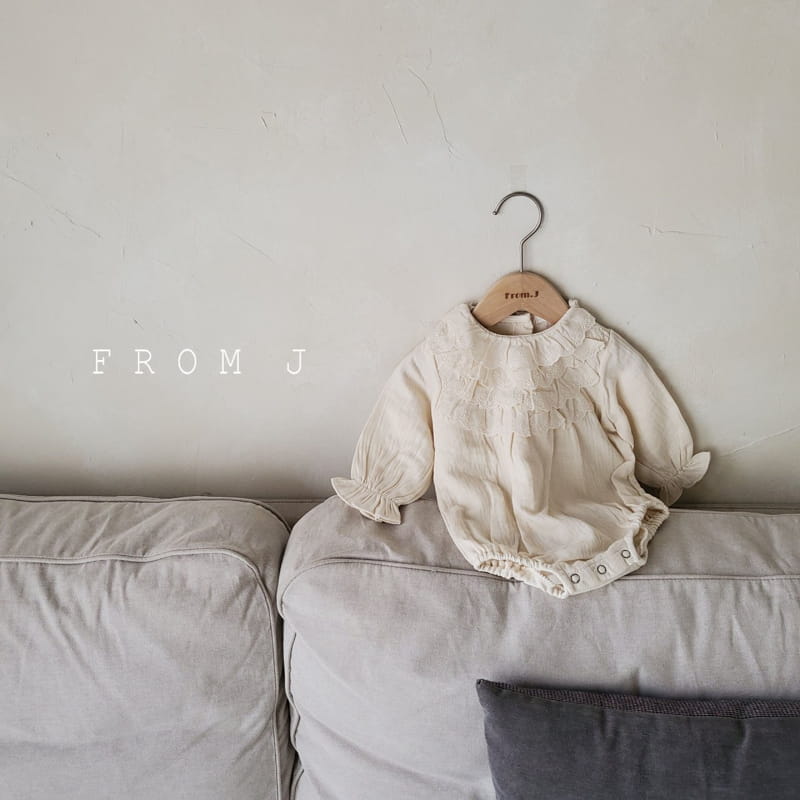 FROM J - Korean Children Fashion - #Kfashion4kids - Lace Cancan Bodysuit