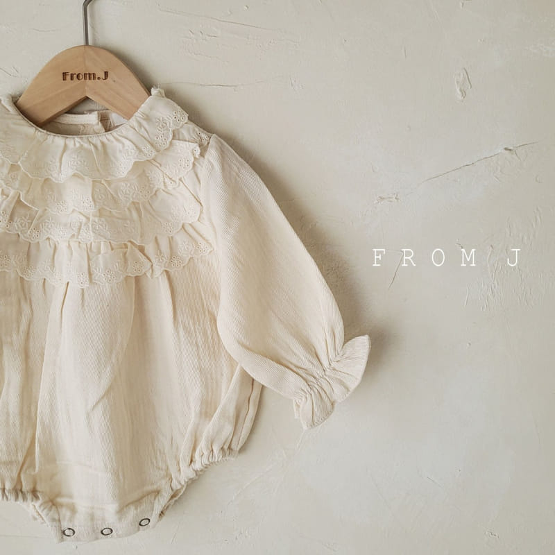 FROM J - Korean Children Fashion - #Kfashion4kids - Lace Cancan Bodysuit - 2