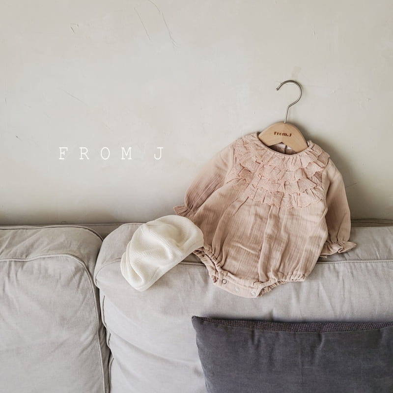FROM J - Korean Children Fashion - #Kfashion4kids - Lace Cancan Bodysuit - 3