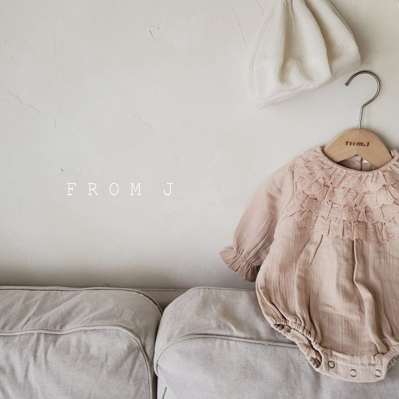 FROM J - Korean Children Fashion - #Kfashion4kids - Lace Cancan Bodysuit - 4