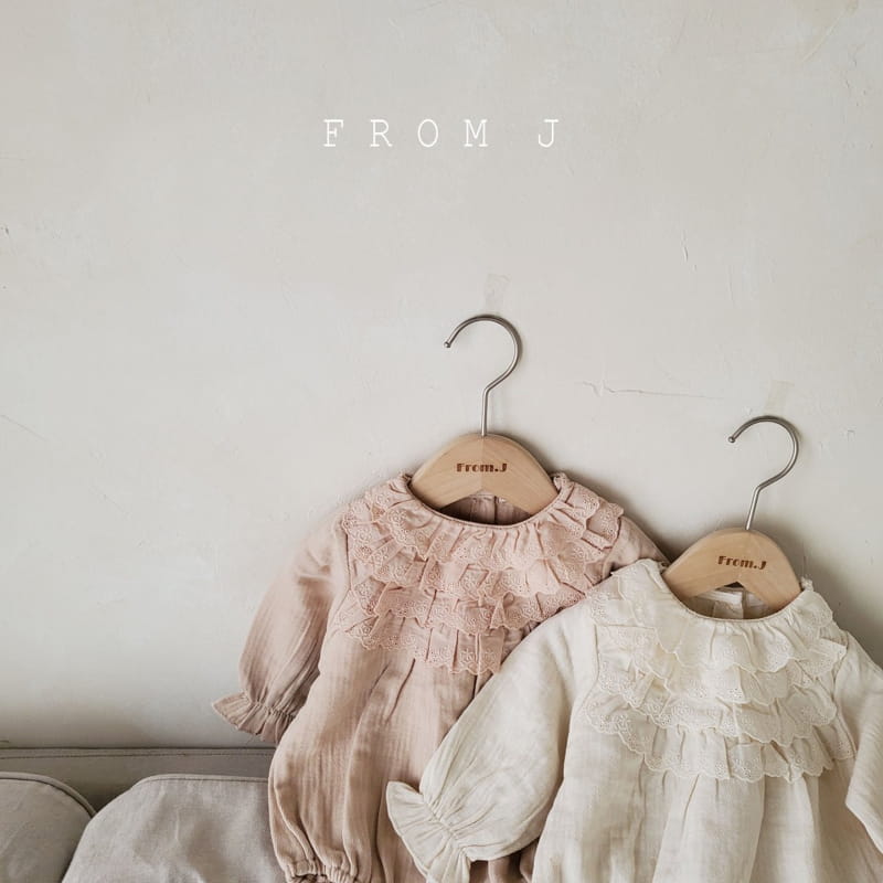 FROM J - Korean Children Fashion - #Kfashion4kids - Lace Cancan Bodysuit - 5