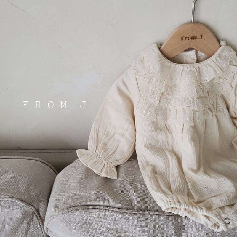 FROM J - Korean Children Fashion - #Kfashion4kids - Lace Cancan Bodysuit - 7
