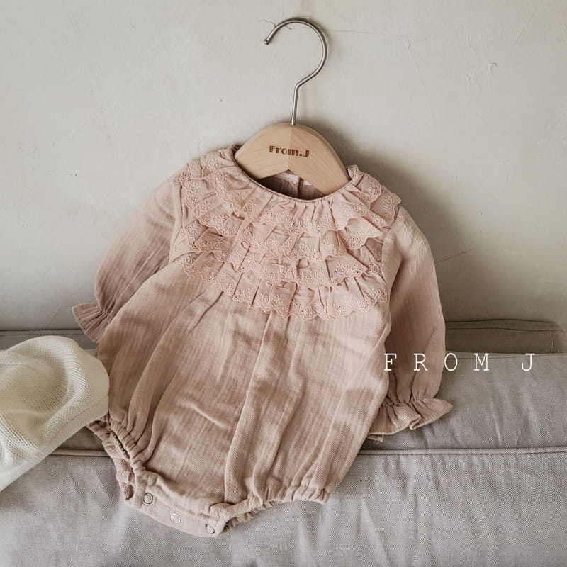 FROM J - Korean Children Fashion - #Kfashion4kids - Lace Cancan Bodysuit - 8