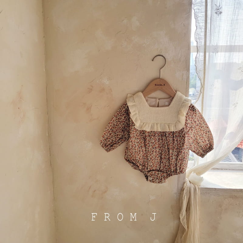 FROM J - Korean Children Fashion - #Kfashion4kids - Sugar Flower Frill Bodysuit - 10