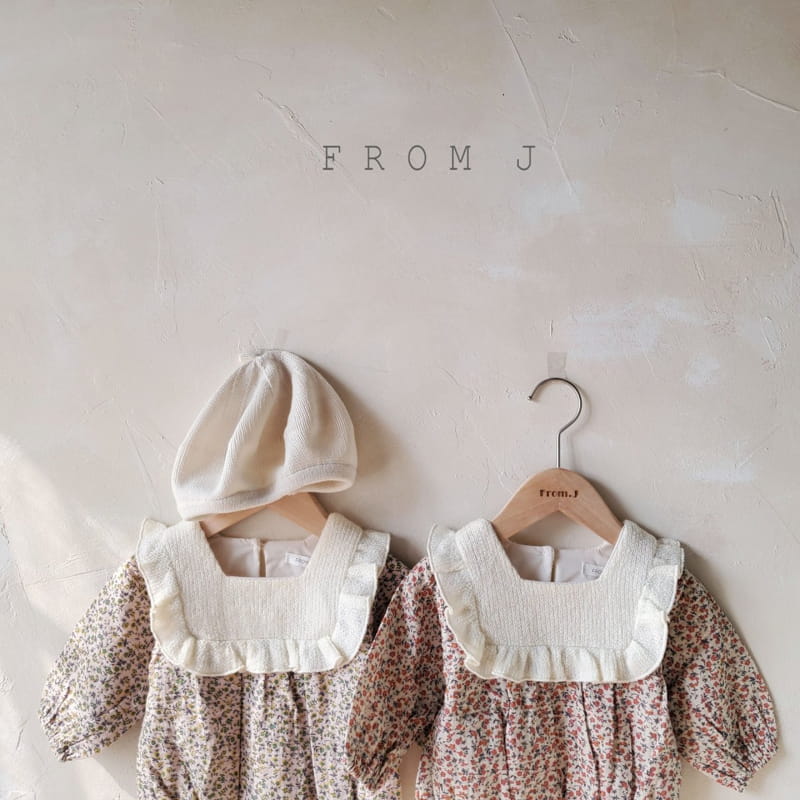 FROM J - Korean Children Fashion - #Kfashion4kids - Sugar Flower Frill Bodysuit - 2