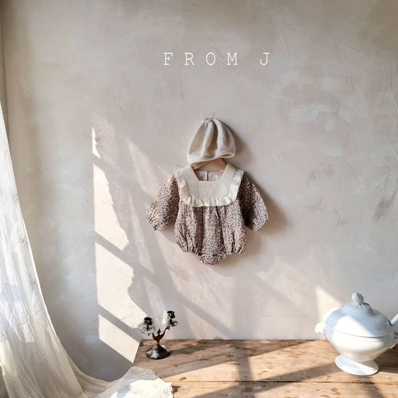 FROM J - Korean Children Fashion - #Kfashion4kids - Sugar Flower Frill Bodysuit - 3