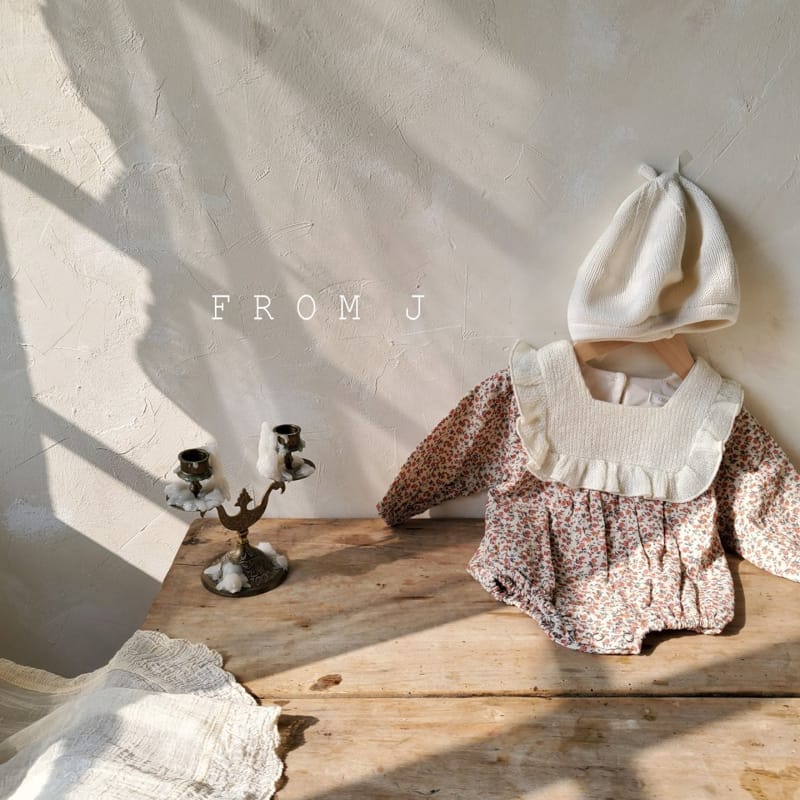 FROM J - Korean Children Fashion - #Kfashion4kids - Sugar Flower Frill Bodysuit - 4