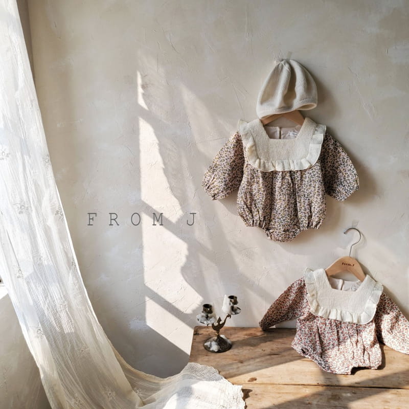 FROM J - Korean Children Fashion - #Kfashion4kids - Sugar Flower Frill Bodysuit - 5