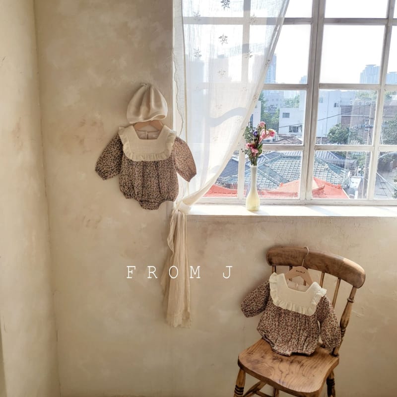 FROM J - Korean Children Fashion - #Kfashion4kids - Sugar Flower Frill Bodysuit - 6