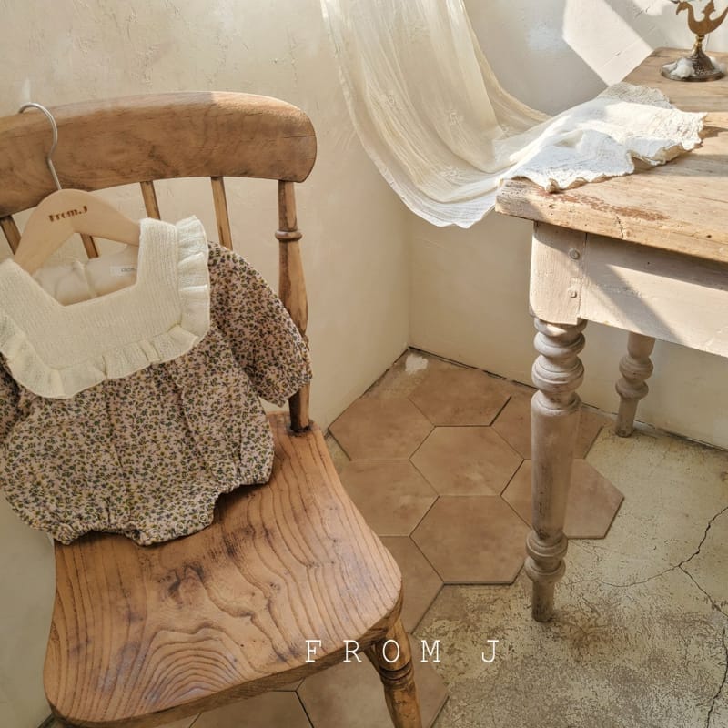 FROM J - Korean Children Fashion - #Kfashion4kids - Sugar Flower Frill Bodysuit - 8