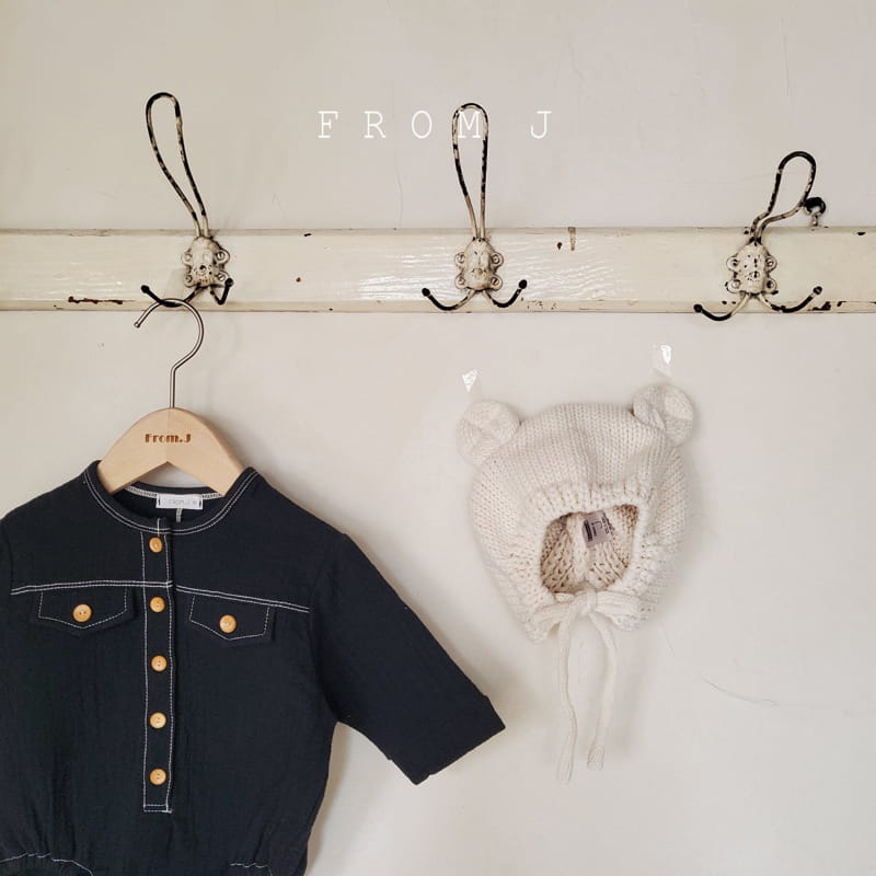 FROM J - Korean Children Fashion - #Kfashion4kids - Pocket Stitch Bodysuit - 12