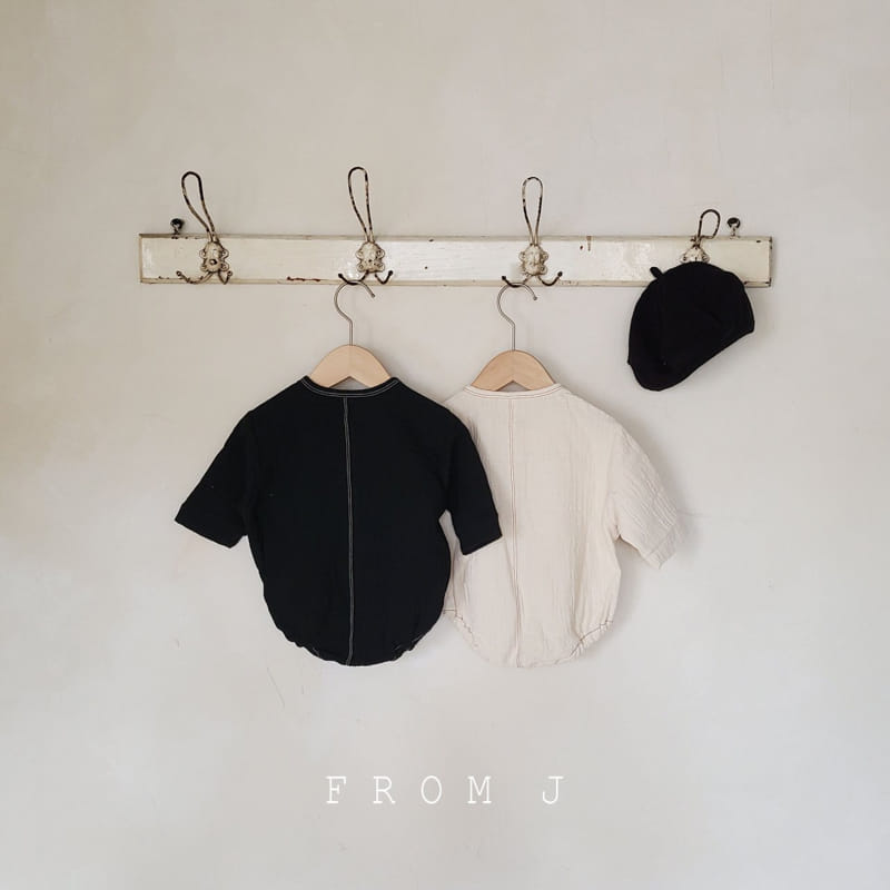 FROM J - Korean Children Fashion - #Kfashion4kids - Pocket Stitch Bodysuit - 9