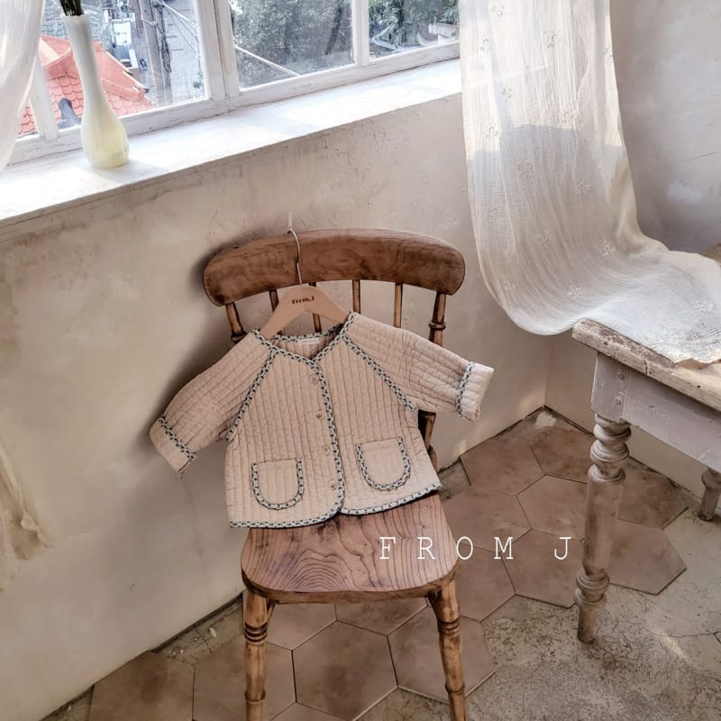 FROM J - Korean Children Fashion - #Kfashion4kids - Milky Quilting Jumper - 12