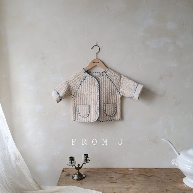FROM J - Korean Children Fashion - #Kfashion4kids - Milky Quilting Jumper - 4