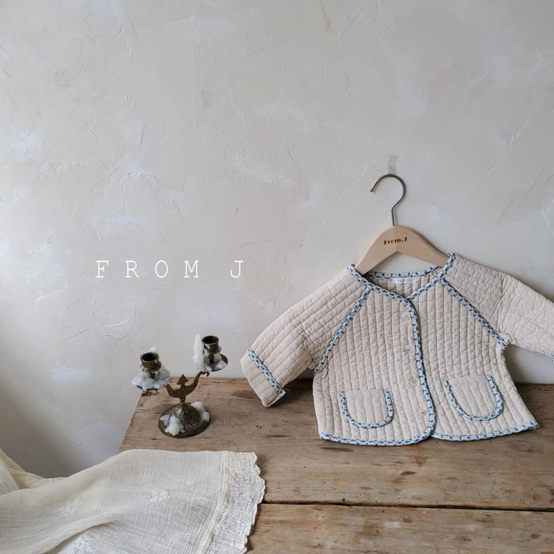 FROM J - Korean Children Fashion - #Kfashion4kids - Milky Quilting Jumper - 6