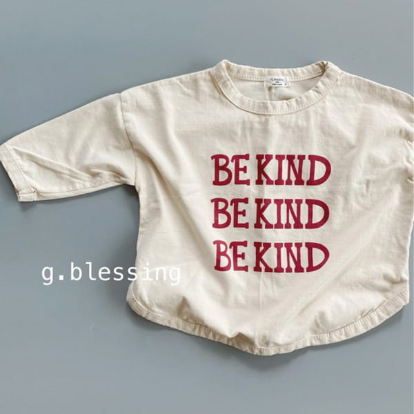 G BLESSING - Korean Children Fashion - #Kfashion4kids - Be Kind Tee - 4
