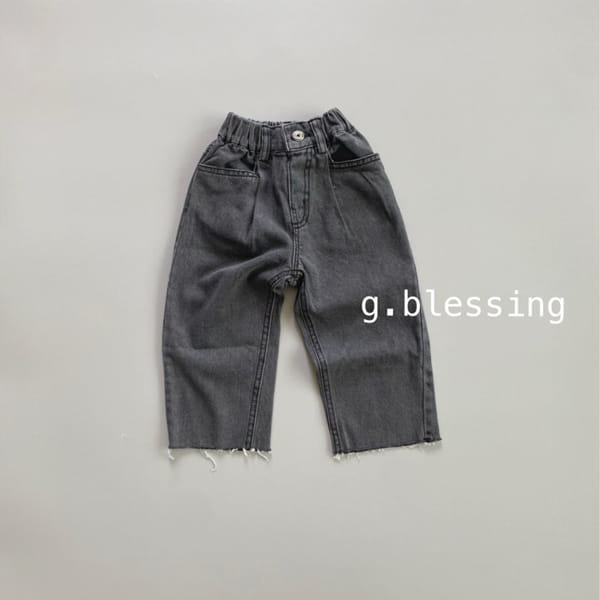 G BLESSING - Korean Children Fashion - #Kfashion4kids - Fun Denim Slacks