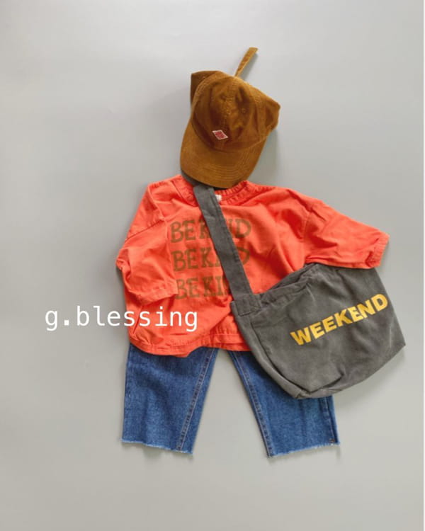 G BLESSING - Korean Children Fashion - #Kfashion4kids - Fun Denim Slacks - 10