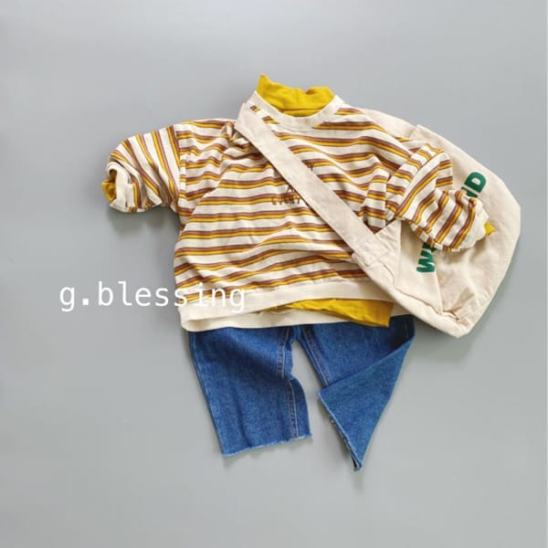 G BLESSING - Korean Children Fashion - #Kfashion4kids - Fun Denim Slacks - 11