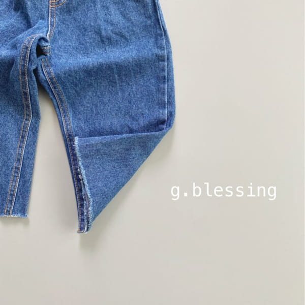 G BLESSING - Korean Children Fashion - #Kfashion4kids - Fun Denim Slacks - 6