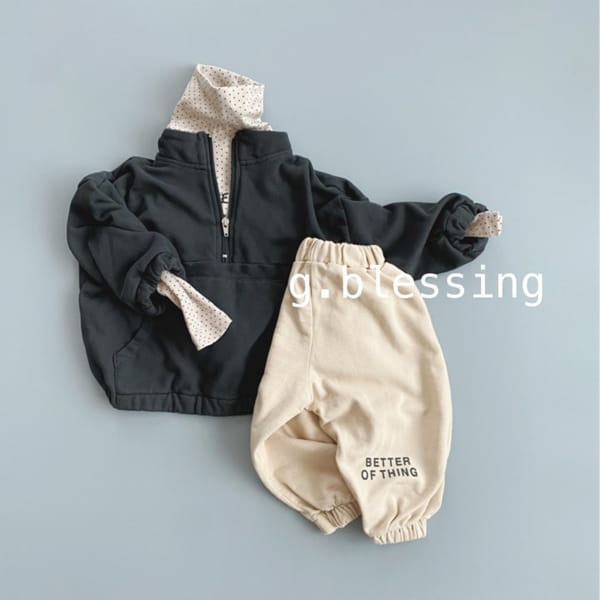 G BLESSING - Korean Children Fashion - #Kfashion4kids - Dot Turtleneck Tee - 6