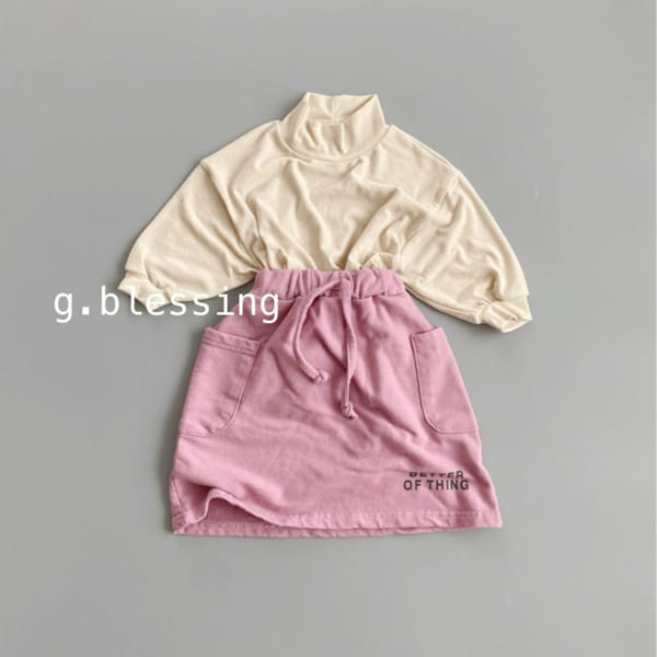 G BLESSING - Korean Children Fashion - #Kfashion4kids - Barrel Cargo Skirt - 8